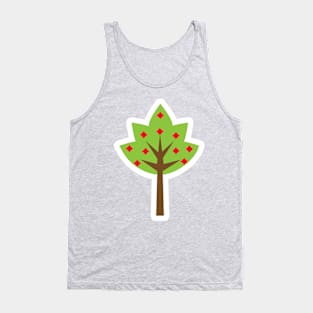 green tree plant t-shirt Tank Top